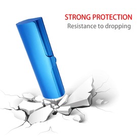 Philley Glasses Case Aluminum Ultra-Light Hard Myopia Eyeglasses Case (Blue)