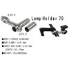 Nitto (日東) Lamp Holder 70 Silver