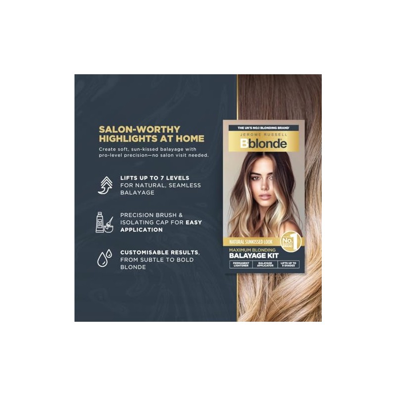 Jerome Russell Bblonde Maximum BALAYAGE KIT | Salon-Quality Sun-Kissed Highlights