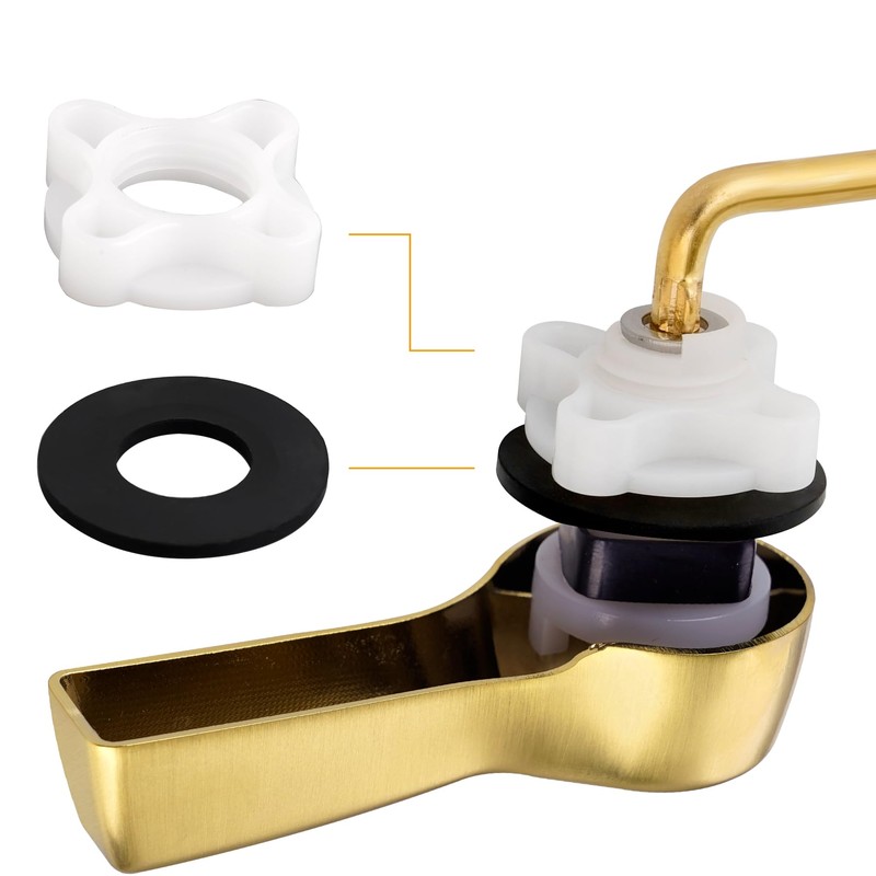 Hibbent 2 Pack Universal Toilet Tank Flush Lever Replacement, Toilet