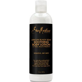 Sheamoisture Soothing Body Lotion for Troubled Skin African Black Soap Lotion with Shea Butter 13 oz