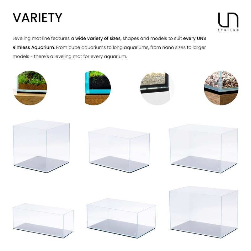 UNS Leveling Mat - 36x22cm | 14.17x8.66in, 5mm - Non-Slip