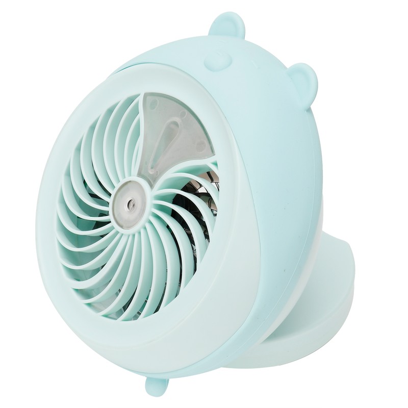 Cute Desktop Mini Fan Portable Humidifying Mist Spray Fan for