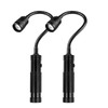 LED Work Light, Gooseneck Flashlight with Magnetic Base, Zoomable Flexible