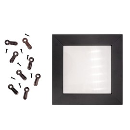 Poster Palooza 1" Black Photo Frame Turn Button Fasteners with Screws Pack of 1000 Picture Frame Hardware Backing Clips