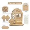 Wooden Eid Ramadan Countdown Calendar Ornament DIY Wood Crafts Party