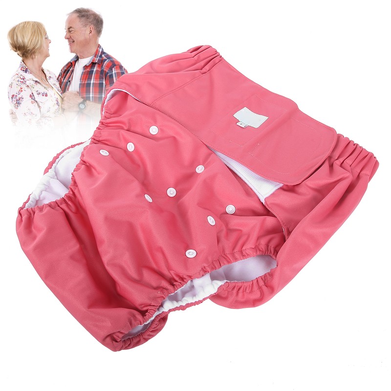 Adult Diaper Adjustable Washable Elderly Diaper Reusable Incontinence Nappy Pants705