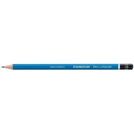 Staedtler Mars Lumograph Pencils 100 Degree of Hardness H Pack of 3