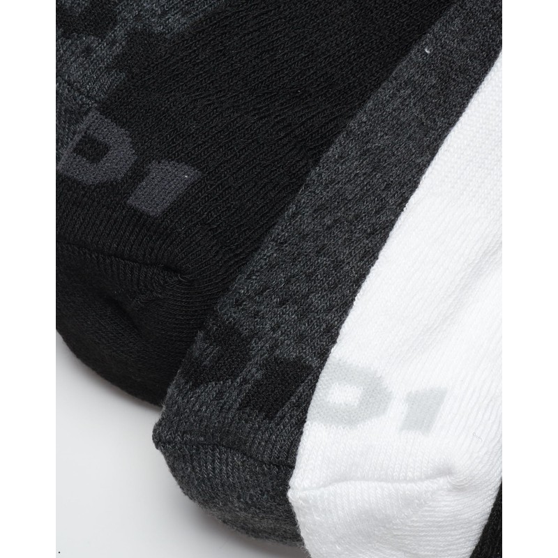AND1 Boys Quarter Socks - 8 Pack Moisture Wicking Cushioned