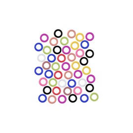 Colorful Ring Stitch Markers (5mm 100pcs) (5MM-100pcs)