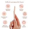 Bamboozy Eyebrow Razor with 5 Premium Blades - Reusable Metal