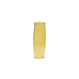 Nostalgic Warehouse Prairie Push Plate, Polished Brass