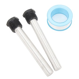 RV Water Heater Anode Rods, 2 Anode Rods wth PTFE Tape, Compatible wth Suburban, MorFlo RV Heaters Extend Heater Life