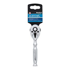 Bluespot 02019 3/8" Drive Stubby Ratchet (72 Teeth)