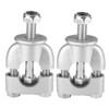 1 Pair Aluminum Alloy Motorbike Mount Riser 22mm Motorcycle Handlebar