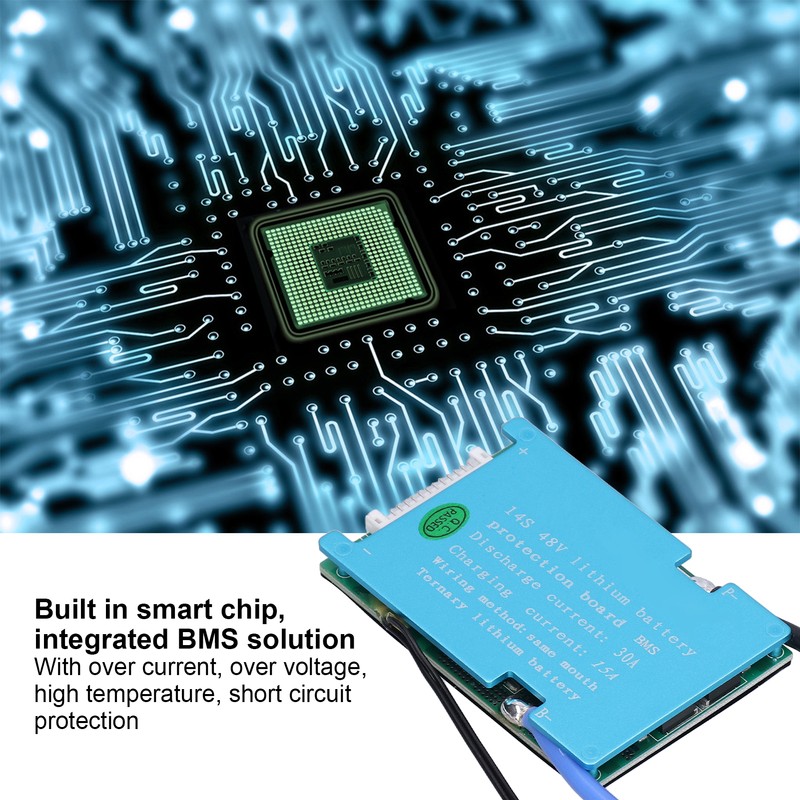 14S 48V Lithium Battery Protection Board Ternary BMS Charging Equilibrium