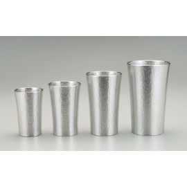 大阪錫器(すずき) 大阪浪華錫器 伝統工芸 酒器 シルキーシリーズ タンブラ― スタンダード 大 25-2-1