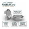 Mega Handles Concealed Magnetic Door Catch for Dummy Doors, Elegant