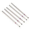 50pcs Nail Drill Bits Rotatable High Strength Emery Gel Nail