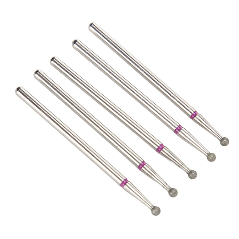 50pcs Nail Drill Bits Rotatable High Strength Emery Gel Nail