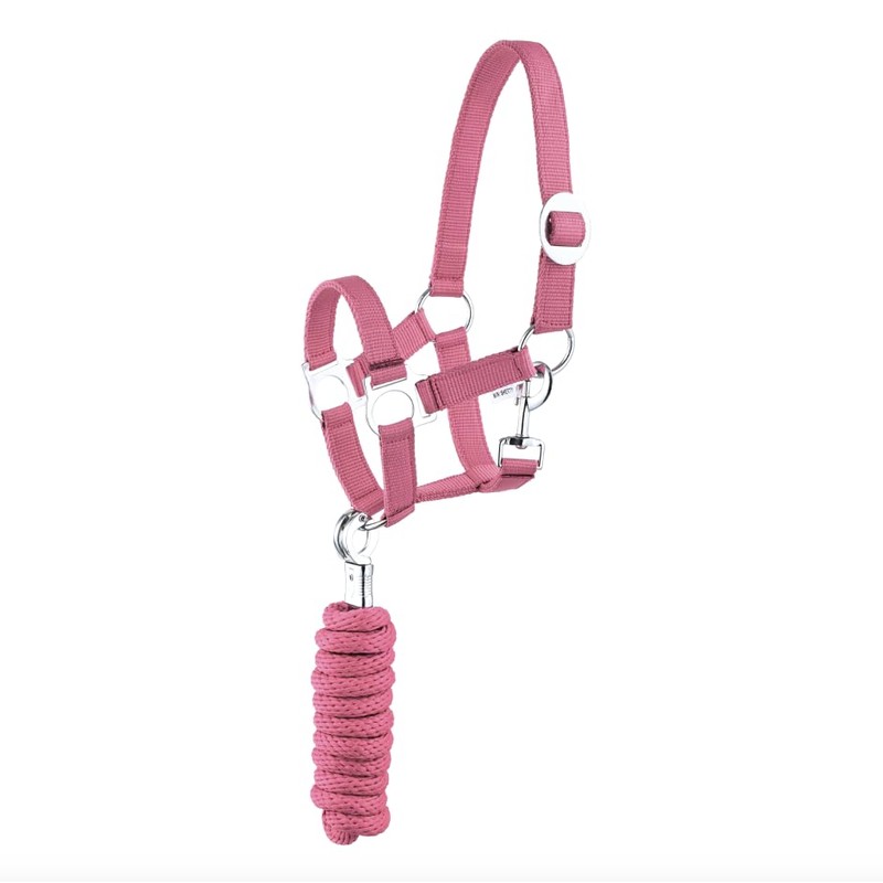 Halter Lead Rope Set with Snap Hook Adjustable Horse Halter