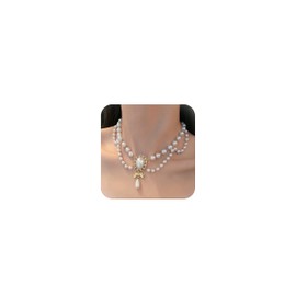 Pearl Necklace for Women Wedding Jewelry Sets for Brides Pearl Earrings and Bracelets for Women Pearl Jewelry Set Wedding Jewelry for Bride Bridemaids