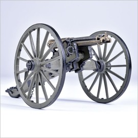 Guns n' History Civil War Artillery Gatling Gun 1:16 Scale - MS4010 Metal Model Kit for Adults to Build DIY