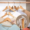Space Saving Hanger Hooks, 50pcs, Polypropylene, 5KG Max Capacity, White