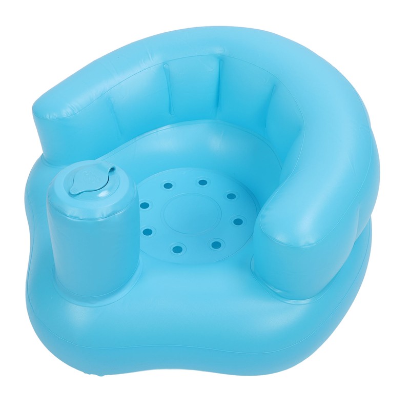 Inflatable Baby Chair Safe Built in Air Pump Soft PVC