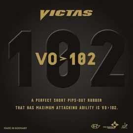 VICTAS Rubber VO > 102, red, 2.0 mm