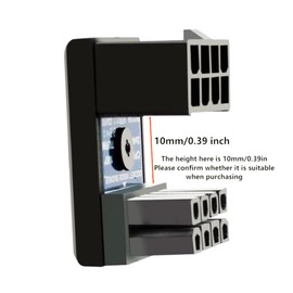 FENGHAISHUN 8 Pin CPU Power Adapter 180 Degree Steering Connector for Desktop Graphic Card Mainboard to Reduce The Height of Power Cord Keeping Cable Tidy PH310B