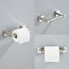 Brushed Nickel Bathroom Hardware Set 4 Pieces,Bathroom Accessories Set Stainless