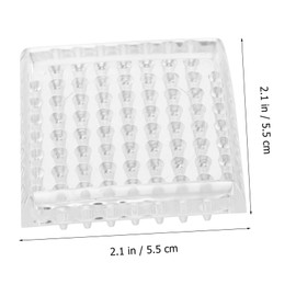 OSALADI 16pcs Transparent Anti- Furniture Grippers for Wooden Floors Chair Leg Pads for Scratch and Noise for Tables Sofas and Home Furniture