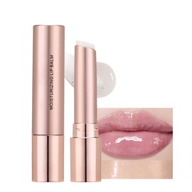 Hydrating Tinted Lip Blam, Natural Sheer Nude Lipstick Moisturizing Lipgloss, Long Lasting Waterproof Lip Balm Stain Non-Stick Liptint Oil Stain, Glossy Lipcolor Finish for Dry Cracked Lips-01