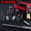 LEONTOOL T-Handle Ratchet Wrench Screwdriver Set of 18 T-Handle Ratchet