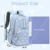 LOIDOU Backpack for Girls School Backpacks Bookbags for Elementary Middle