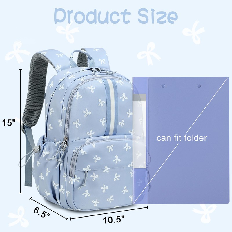 LOIDOU Backpack for Girls School Backpacks Bookbags for Elementary Middle