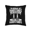 Gymnastics Rings Handstand Accessories Ring Gymnastics Throw Pillow