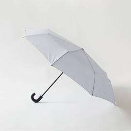 JAJU [JAJU] Comfortable Handle 3-Section Folding Umbrella_Stripe