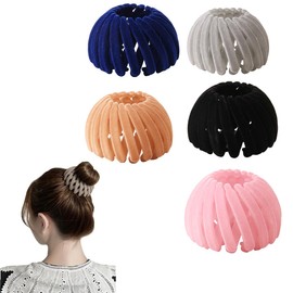 Traziewell Hair Clips Women's Bird Nest Hair Clips Simple Ponytail Holder Haircut Expandable Headpiece for Women Girls 1821