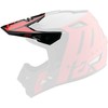 Answer Racing 447099 Helmet Replacement Parts: AR5 Crypto Visor, Black/Red