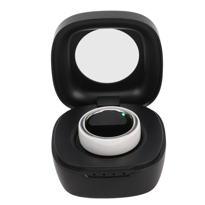 Smart Ring Multifunction Sleep Temperature Monitoring Pedometer 23mah Health Tracker