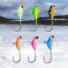 Goture Ice Fishing Jigs Set Ice Jigs 18pcs Ice Fishing