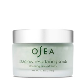 OSEA OSEA Seaglow Resurfacing Face Cleanser and Scrub 1.7 oz - Facial Scrub - Facial Cleanser - 2-in1 Face Scrub & Cleanser for All Skin Types - Facial Exfoliator and Cleanser - Clean Beauty - Vegan