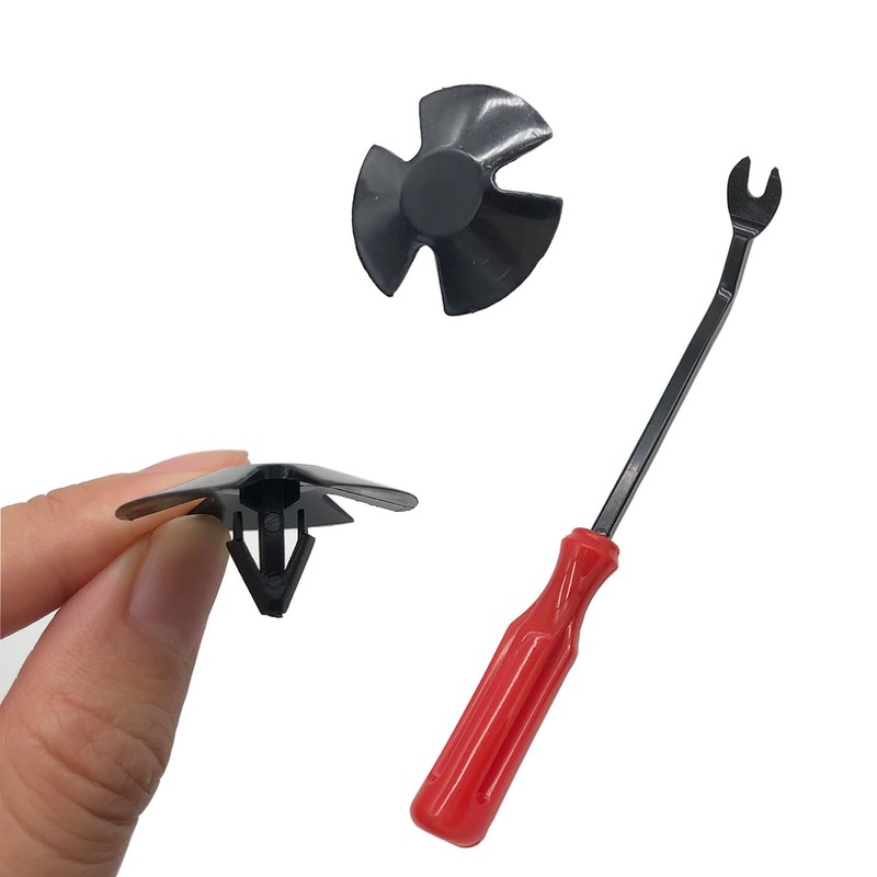 50pcs Hood Insulation Retainer Clips with 1pc Fastener Remover -