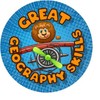 144 Geography Adventure 30mm Glossy Reward Stickers