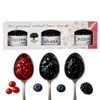 Russian Forest Assorted Premium Jams RED With Lingonberry, Blackberry, Blueberry,