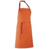Premier Colours Bib Apron/Workwear (One Size) (Orange)