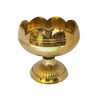 Handmade Indian puja Golden Oil lamp for Diwali Pooja Article