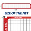 SKEERY Outdoor Heavy Duty Volleyball Net Set, Anti-Sag Design, Adjustable